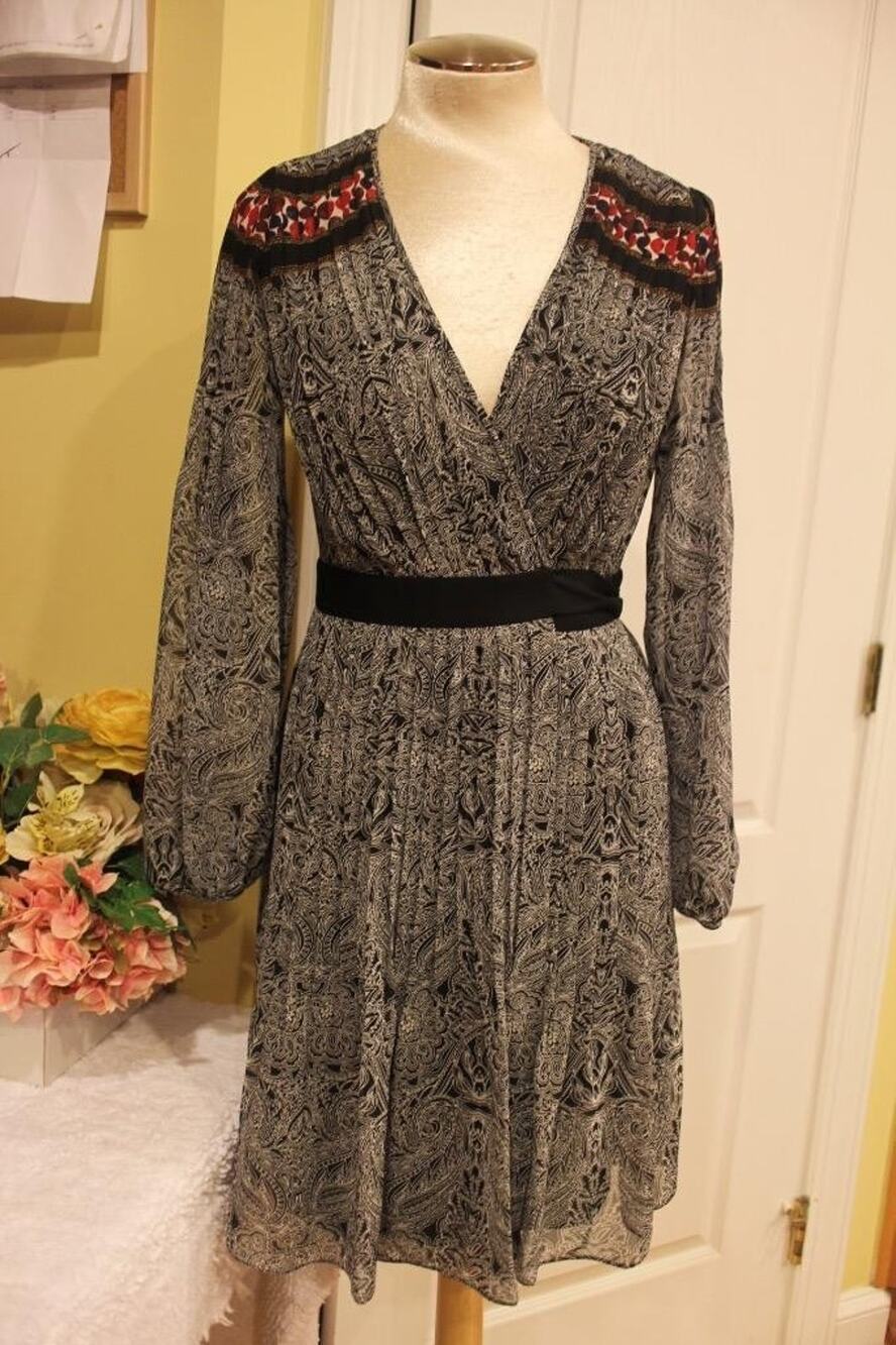 (z) DIANE VON FURSTENBERG Bianka Printed Dress 2 (DR100